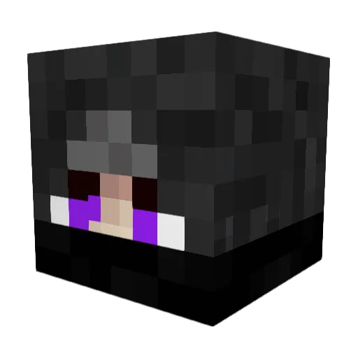 SOILUKES Minecraft avatar head, 3D render