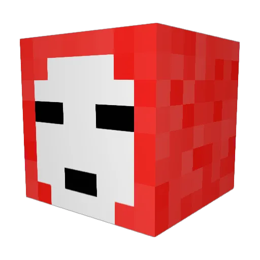 SOLEDAD4444 Minecraft avatar head, 3D render