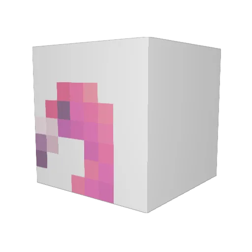 SOLM1 Minecraft avatar head, 3D render