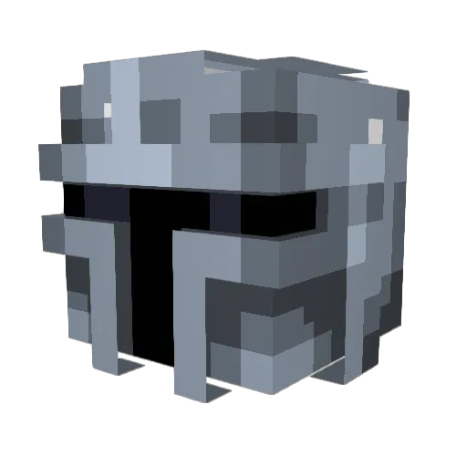 SOLOSAUCE Minecraft avatar head, 3D render