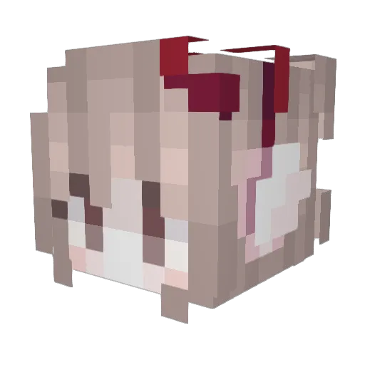 SOLTO300 Minecraft avatar head, 3D render