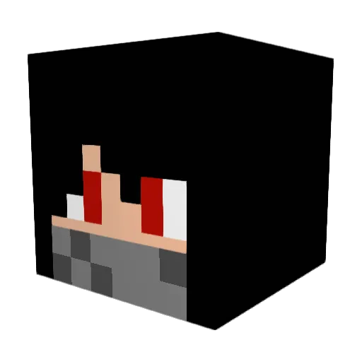 SOMA108 Minecraft avatar head, 3D render