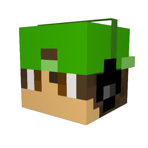 SOMIMARCBI Minecraft avatar head, 3D render