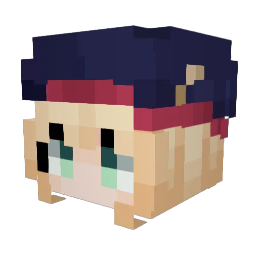 SONAMOO0820 Minecraft avatar head, 3D render
