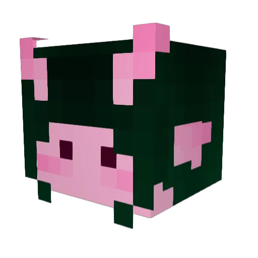 SONDY4D Minecraft avatar head, 3D render