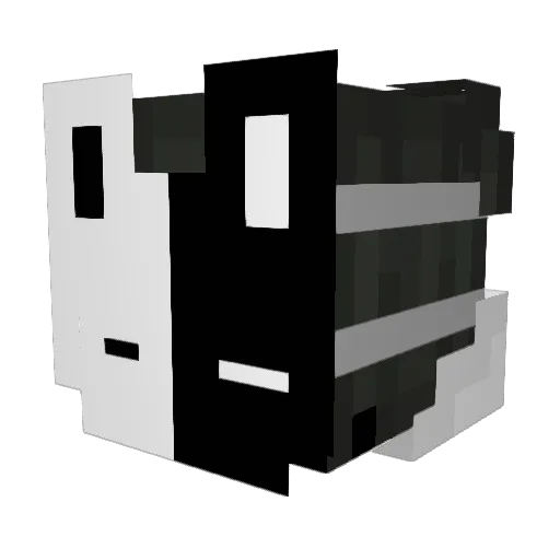 SONG_KM Minecraft avatar head, 3D render