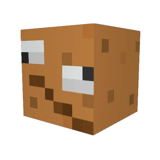 SONiCtheCookie Minecraft avatar head, 3D render