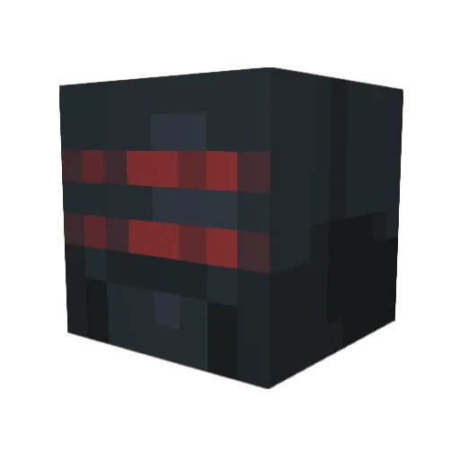 SOOB_UWU Minecraft avatar head, 3D render