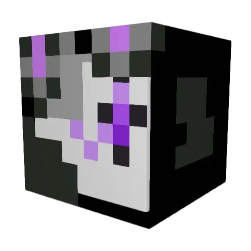 SOPHIAB13 Minecraft avatar head, 3D render