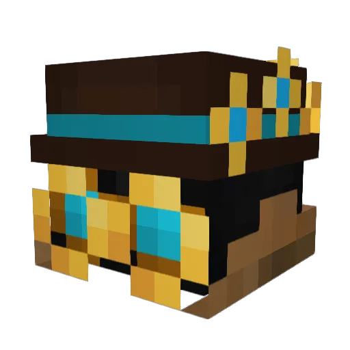 SOPRANO_LEADER Minecraft avatar head, 3D render