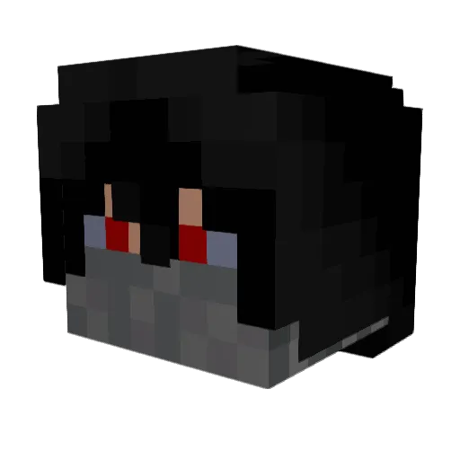 SOR4A Minecraft avatar head, 3D render