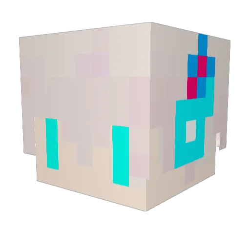 SORAIROYUZUnoKI Minecraft avatar head, 3D render