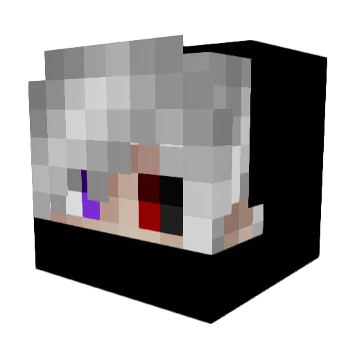 SORAKINTNT2 Minecraft avatar head, 3D render