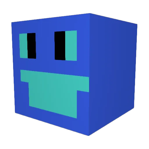 SOUL1646 Minecraft avatar head, 3D render