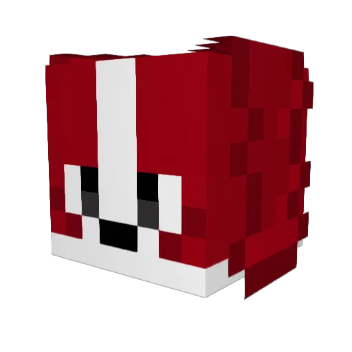 SOULS45 Minecraft avatar head, 3D render