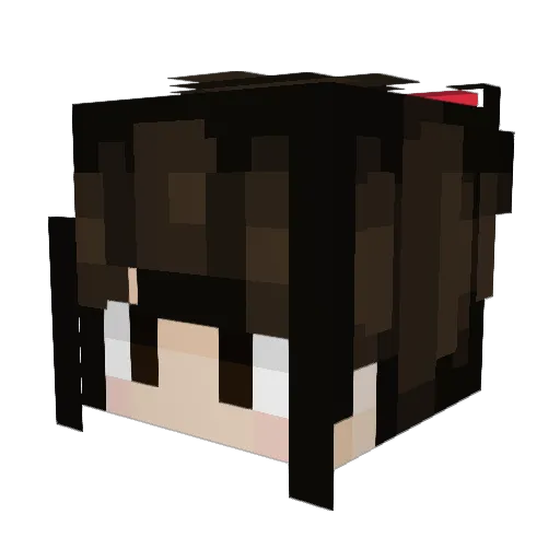 SOYA176 Minecraft avatar head, 3D render