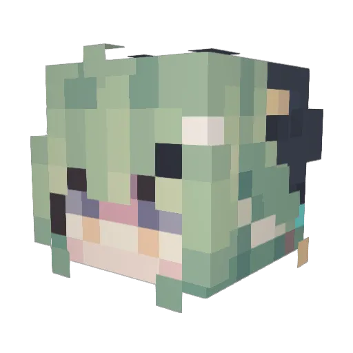 SOYL_A Minecraft avatar head, 3D render