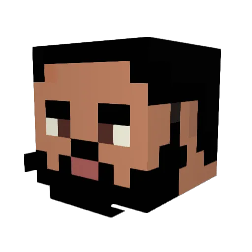 SOYRIZE Minecraft avatar head, 3D render