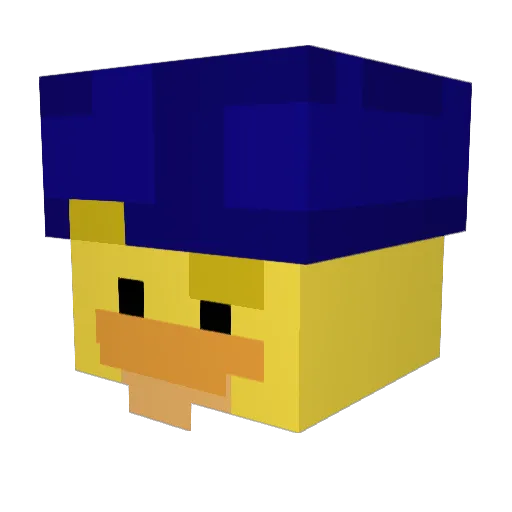 SOYSSSAUCE Minecraft avatar head, 3D render