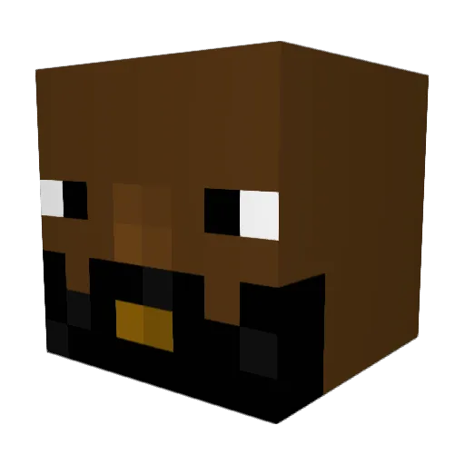 SOii__ Minecraft avatar head, 3D render