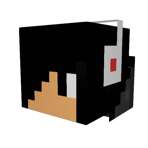 SOliverE Minecraft avatar head, 3D render