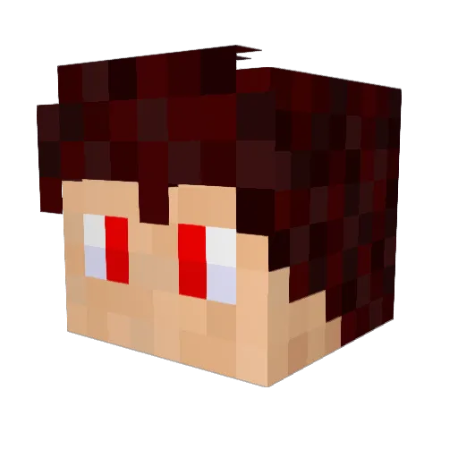 SP4LK Minecraft avatar head, 3D render