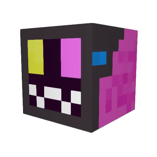 SP4MTON_G Minecraft avatar head, 3D render