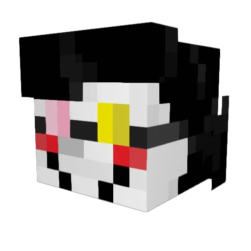 SPAMtonGSpam Minecraft avatar head, 3D render