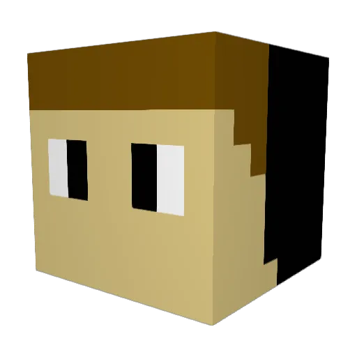 SPARKyt_MC Minecraft avatar head, 3D render