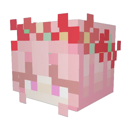 SPARTANTERRA070 Minecraft avatar head, 3D render