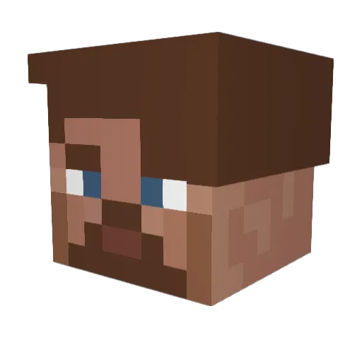 SPECTRALDOOM Minecraft avatar head, 3D render