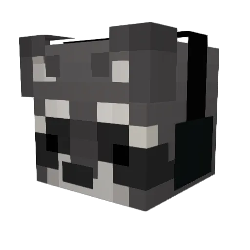 SPEEDSTER_54 Minecraft avatar head, 3D render