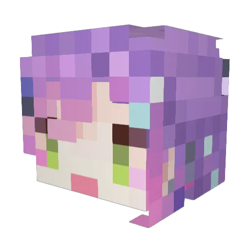 SPHENiO Minecraft avatar head, 3D render