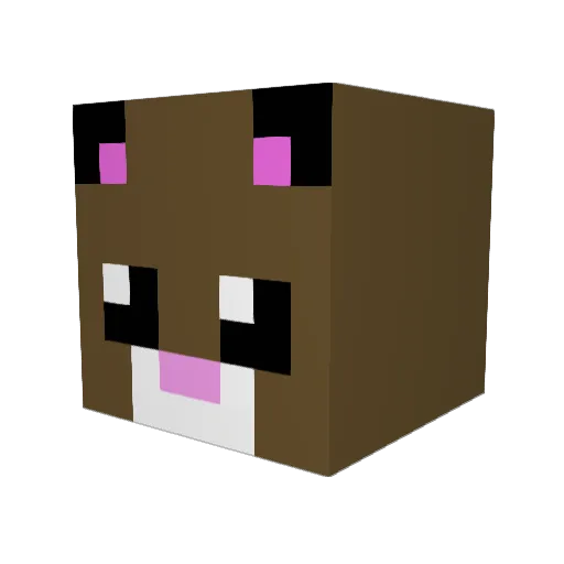 SPIDER_JOCKS Minecraft avatar head, 3D render