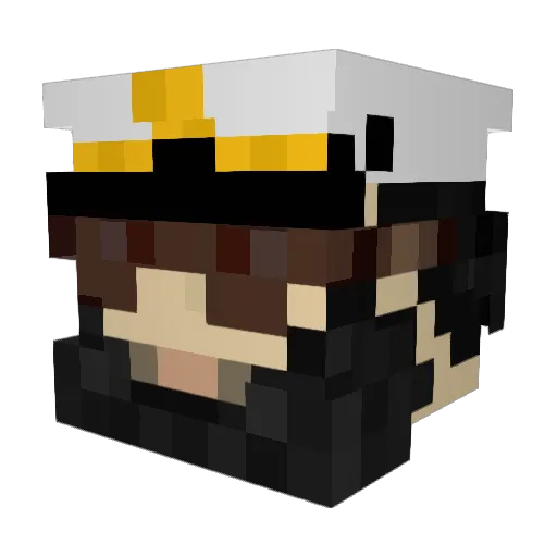 SPIDEY1234 Minecraft avatar head, 3D render