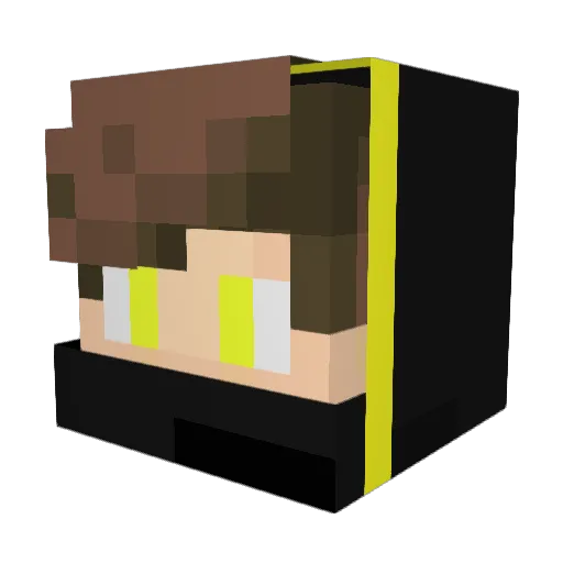 SPNH2 Minecraft avatar head, 3D render