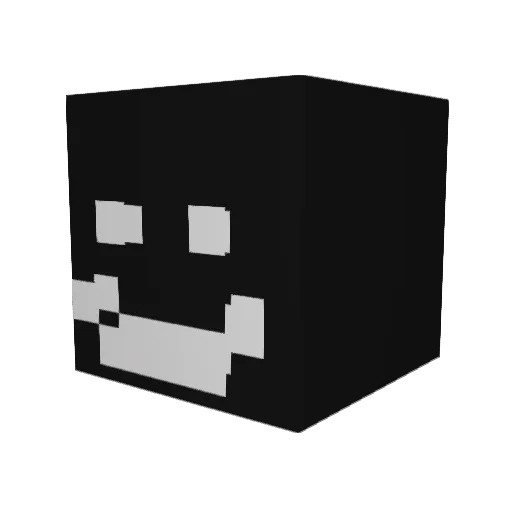 SPONTiii Minecraft avatar head, 3D render