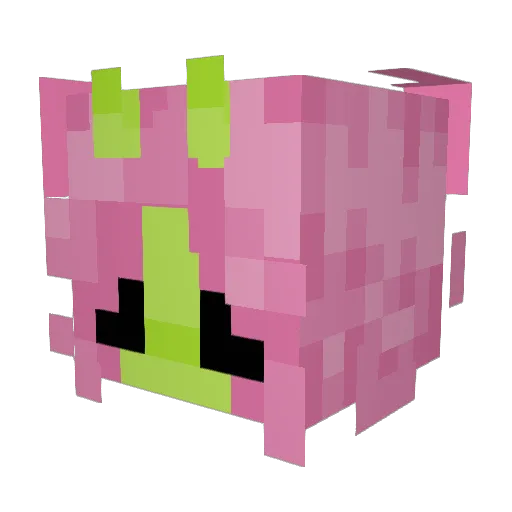 SPOOKYYJO Minecraft avatar head, 3D render