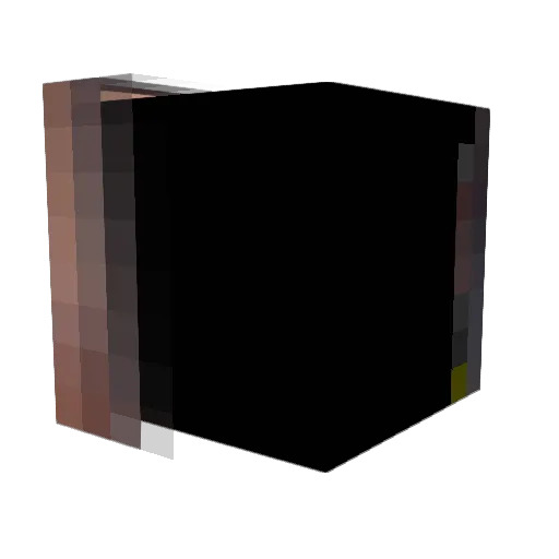SPRUCC Minecraft avatar head, 3D render