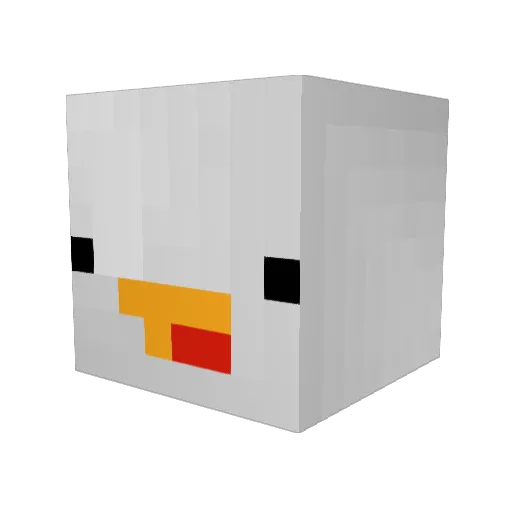 SPYBUG96 Minecraft avatar head, 3D render