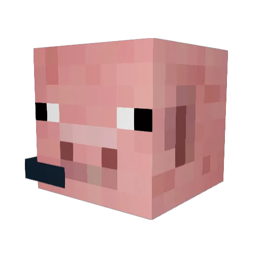 SPYCY_P Minecraft avatar head, 3D render