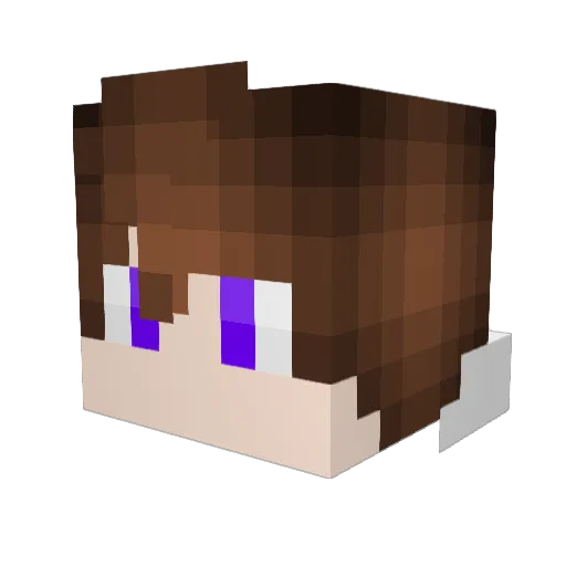 SPanda3 Minecraft avatar head, 3D render