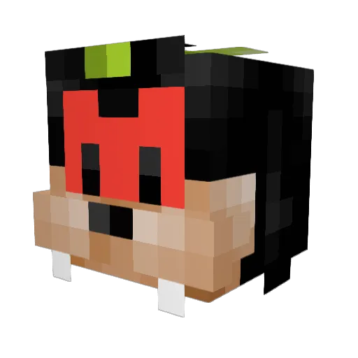 SPires7 Minecraft avatar head, 3D render