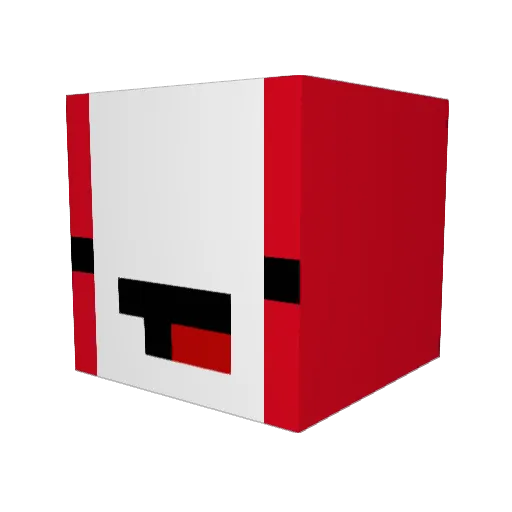 SQUIDYXDD Minecraft avatar head, 3D render