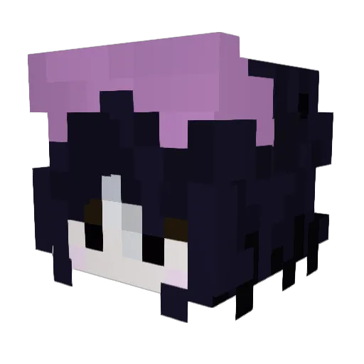 SQUlSH Minecraft avatar head, 3D render