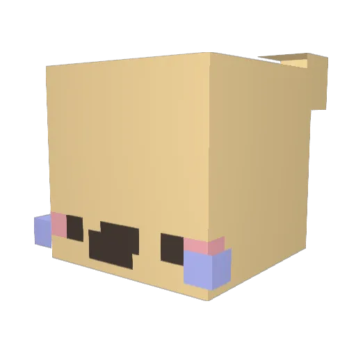 SQYKing Minecraft avatar head, 3D render