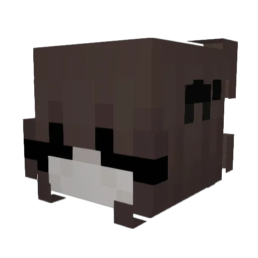 SQarpetka Minecraft avatar head, 3D render