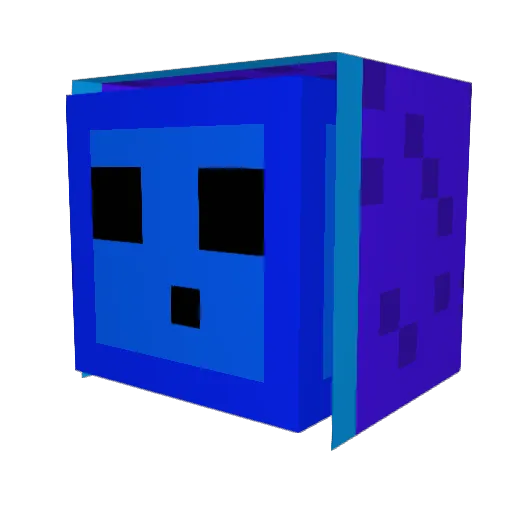 SRCoops Minecraft avatar head, 3D render