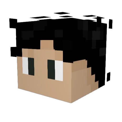 SRMichas Minecraft avatar head, 3D render