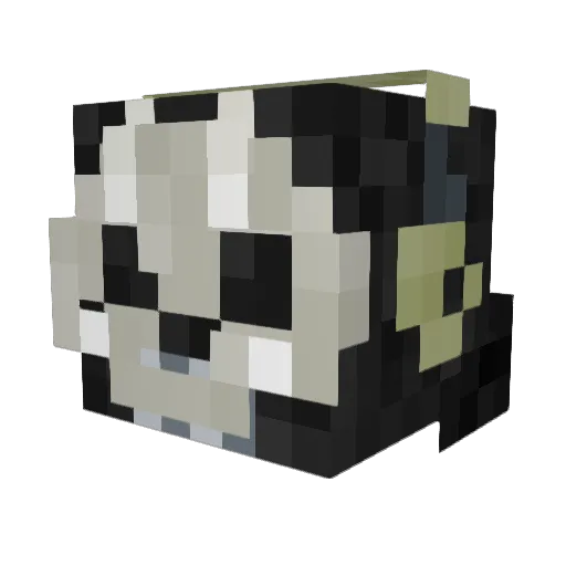 SR_SS__ Minecraft avatar head, 3D render